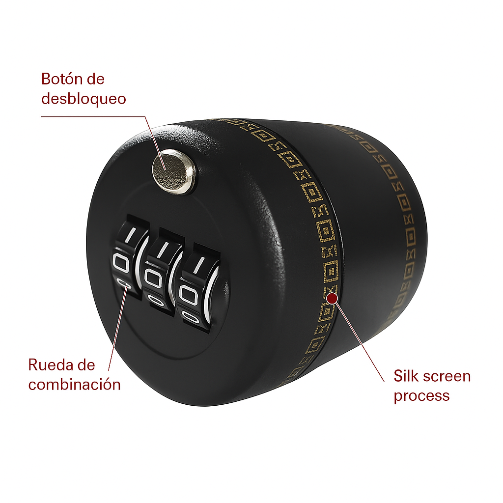 Candado Con Clave Para Botellas